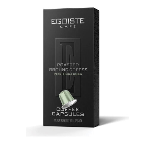 Кофе в капсулах EGOISTE "PERU" для кофемашин Nespresso, 10 порций, арабика 100%, ФРАНЦИЯ, EG05012002 - фото 4