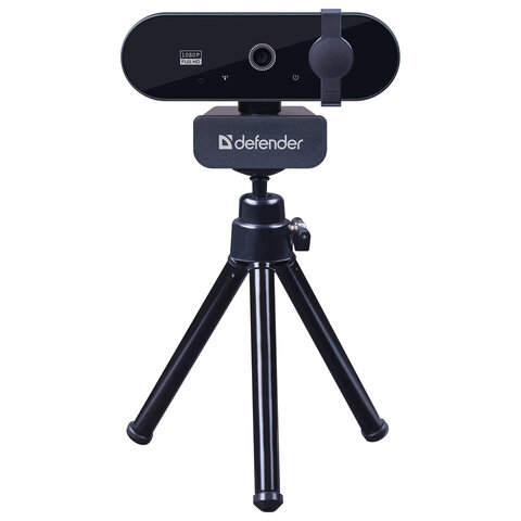 Веб-камера DEFENDER G-lens 2590 QHD, 3,7 Мп, микрофон, USB 2.0, регулируемый крепеж, черная, 63113 - фото 4