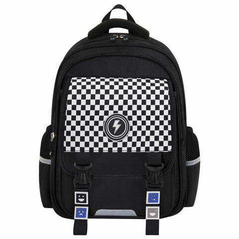 Рюкзак BRAUBERG SNAP, 2 отделения, 3 кармана, "Stylish checks", 39х28х16 см, 273130 - фото 2