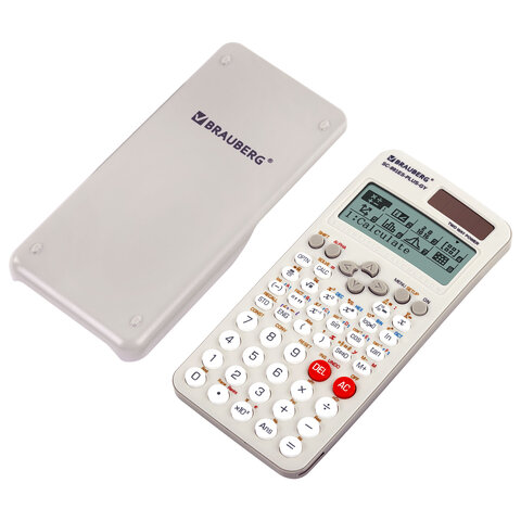 Калькулятор инженерный BRAUBERG SC-991ES-PLUS-GY (164х80 мм), 552 функции, 10+2 разряда, СЕРЫЙ, 272652 - фото 7