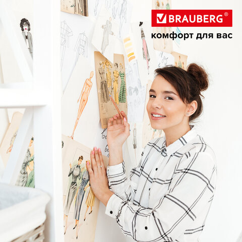 Клеевые подушечки многоразовые BRAUBERG, 80 шт., бесследное удаление, белые, 608780 - фото 11