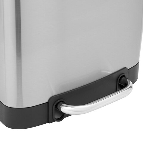 Ведро мусорное с педалью 20 л, крышка с доводчиком, стальное, БЕЗ ОТПЕЧАТКОВ, LAIMA ULTRA, 701570 - фото 6