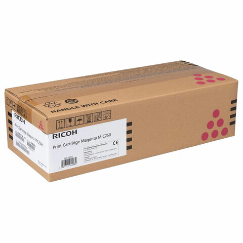 Картридж лазерный RICOH (M C250) для P300W/MC250FWB, пурпурный, оригинальный, ресурс 2300 страниц, 408354 - фото 1