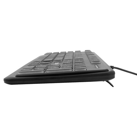 Клавиатура проводная USB, 104 плоские клавиши, LED-подсветка, SONNEN K308, черная, 513947 - фото 4