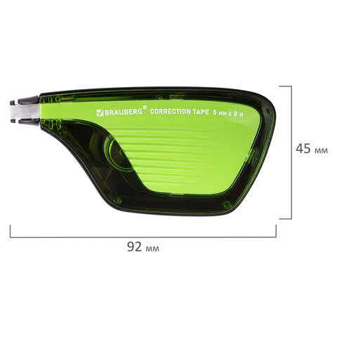Корректирующая лента BRAUBERG ULTRA COLOR, 5 мм х 8 м, корпус ассорти, дисплей, 229065 - фото 9