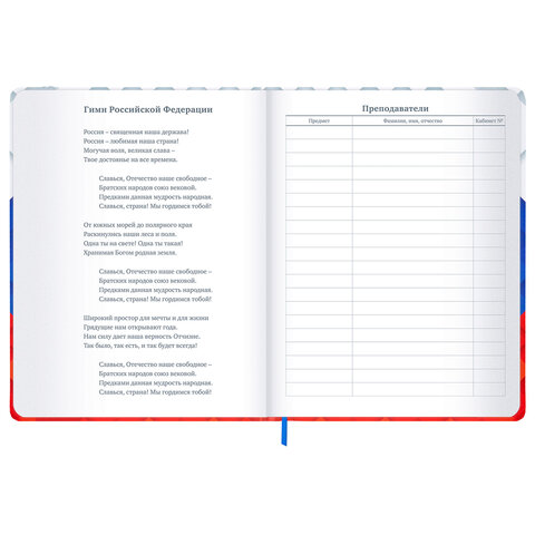 Дневник 1-11 класс 48 л., твердый, BRAUBERG, матовая ламинация, резинка, закладка-ляссе, с подсказом, "Герб", 107238 - фото 9