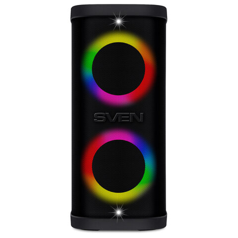 Колонка портативная SVEN PS-930, 150 Вт, TWS, Bluetooth, FM, USB, microSD, LED-дисплей, черный, SV-022402 - фото 2