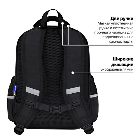 Рюкзак BRAUBERG SNAP, 2 отделения, 3 кармана, "Stylish checks", 39х28х16 см, 273130 - фото 18