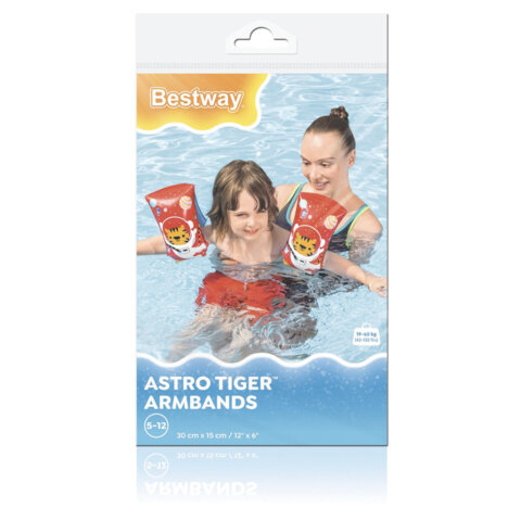 Нарукавники для плавания "Подводный мир" 30x15 см, 5-12 лет, BESTWAY, 32102 - фото 1