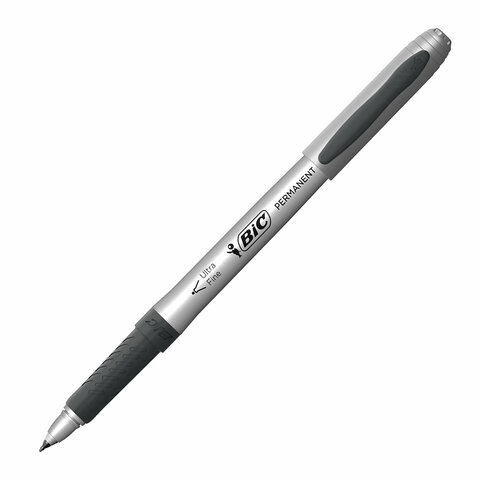 Маркер перманентный BIC "Intensity Ultra Fine", ЧЕРНЫЙ, тонкий наконечник 0,8 мм, 8290801 - фото 4