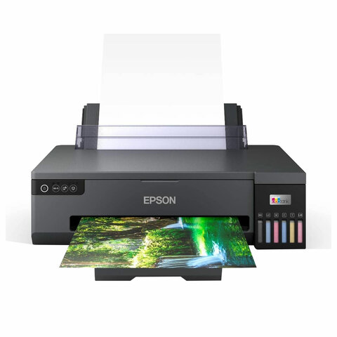 Принтер струйный EPSON L18050 А3+, 22 стр./мин, 5760x1440, печать на CD/DVD, Wi-Fi, СНПЧ, C11CK38403 - фото 1