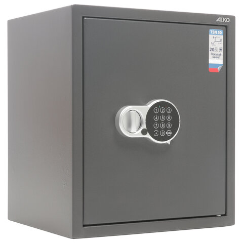 Сейф AIKO "TSN-50 EL", 500х435х381 мм, 21 кг, электронный замок, полка, S10399530414 - фото 1
