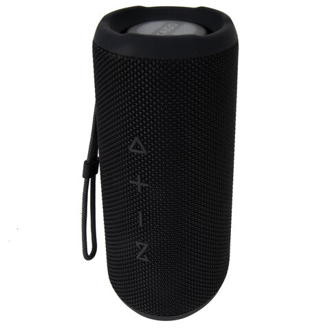 Колонка портативная влагозащищенная KAIGO (КАЙГО) BT16T, 10 Вт, Bluetooth, Micro SD, AUX, RGB, TWS, IPX7, черная, 514225 - фото 1