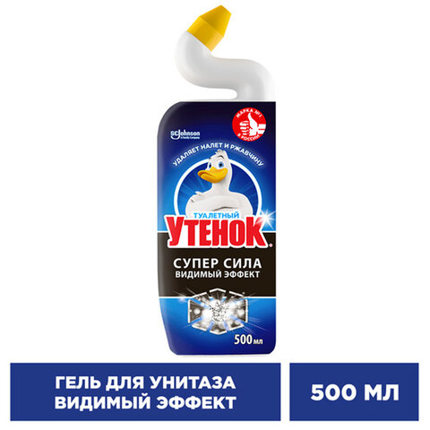 Средство для сантехники УТЕНОК Супер Сила Видимый Эффект 500мл. - фото 2