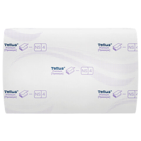 Салфетки Tellus/TORK (Система NS4) ПРЕМИУМ, 2-слойные, КОМПЛЕКТ 20 шт., 200 шт., белые, 773100 - фото 2