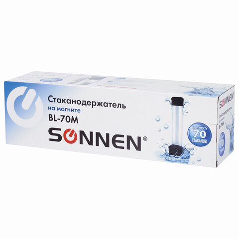 Стаканодержатель SONNEN BL-70M, 70 стаканов, на магните, черный, 455002 - фото 9