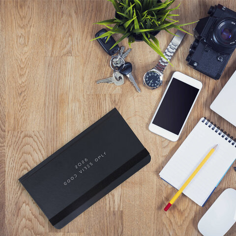 Еженедельник датированный 2026 с резинкой 171х93 мм, BRAUBERG, твердый, УФ-ЛАК, 64 л., "Минимализм", 117350 - фото 5