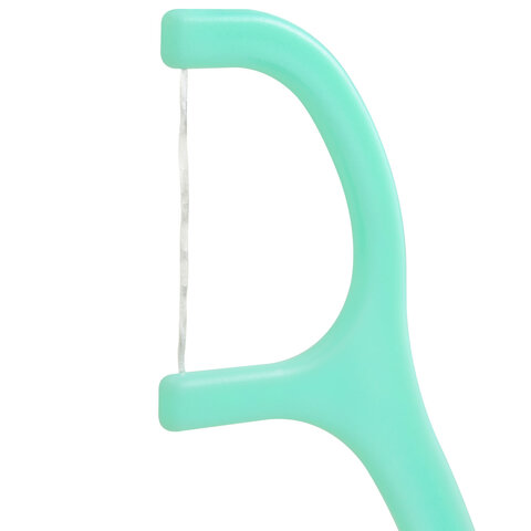 Зубочистки-флоссеры с зубной нитью "150 шт. + 5 шт. в подарок!", ВКУС МЯТЫ, зиплок-пакет, LAIMA DENT, 609403 - фото 3