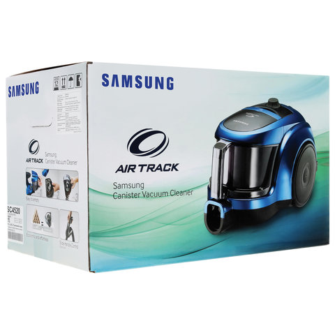 Пылесос SAMSUNG VCC4520S36/XEV, с контейнером, 1600 Вт, мощность всасывания 350 Вт, синий - фото 8