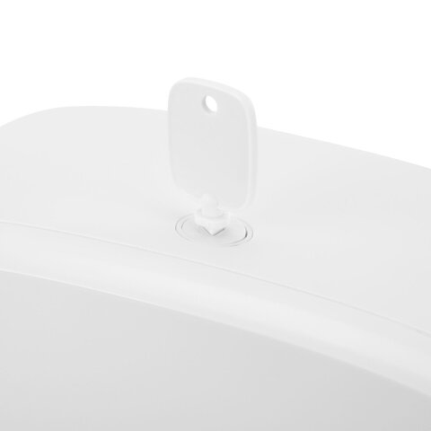 Диспенсер для туалетной бумаги LAIMA PROFESSIONAL PREMIUM (Система T2), малый, белый, ABS-пластик, 609514 - фото 4