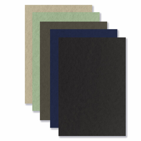 Бумага для пастели А4 в папке, 20 листов, 5 цветов, 180 г/м2, BRAUBERG ART CLASSIC, 116345 - фото 2