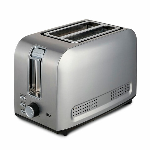 Тостер BQ (БИ-КЬЮ) T1009, 800 Вт, 2 тоста, 7 режимов, металлический, 86197956 - фото 1