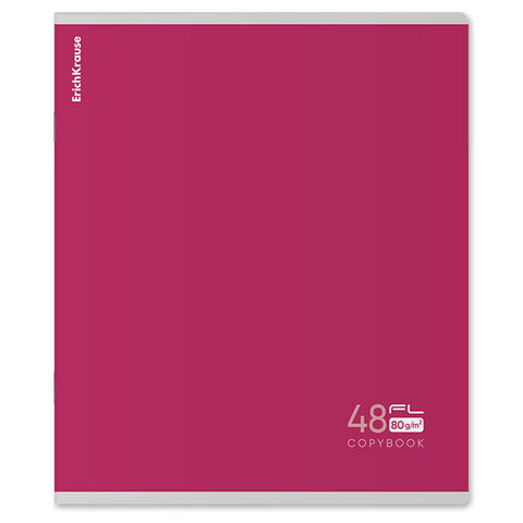 Тетрадь А5, 48 л., скоба, клетка, Soft-Touch, выборочный УФ-лак, плотная бумага 80 г/м2, ERICH KRAUSE, 60623 - фото 7
