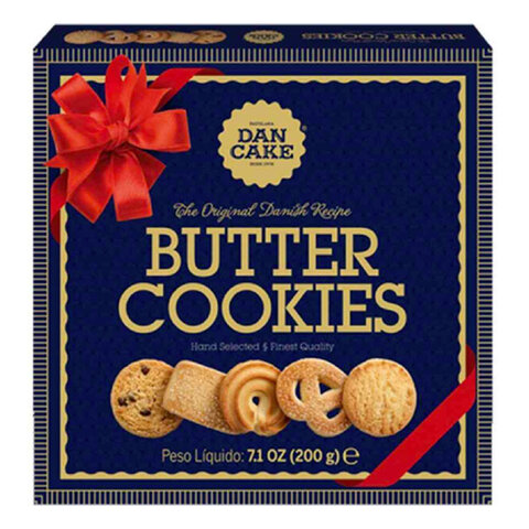 Сливочное печенье DANESITA "Butter Cookies Dan Cake", 200 г, ПОРТУГАЛИЯ, 4120020 - фото 1
