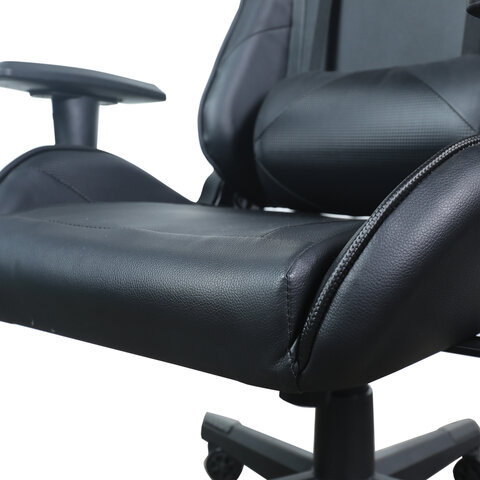 Кресло компьютерное BRABIX "GT Carbon GM-115", две подушки, экокожа, черное, 531932 - фото 11