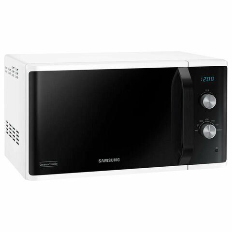 Микроволновая печь SAMSUNG MS23K3614AW/BW, объем 23 л, мощность 800 Вт, механическое управление - фото 4