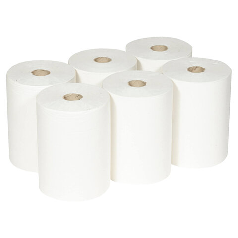 Полотенца бумажные рулонные KIMBERLY-CLARK Scott, КОМПЛЕКТ 6 шт., Slimroll, 190 м, белые, 6697 - фото 3