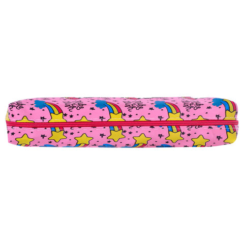 Пенал-косметичка ПИФАГОР, мягкий, "UNICORN", прямоугольный, 20х7х4 см, 229265 - фото 5
