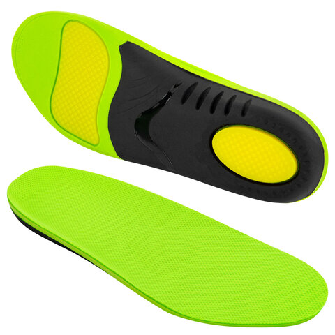Стельки для кроссовок СПОРТИВНЫЕ КАРКАСНЫЕ, материал PU PRO SPORT, размер RU 38-39 / EU 39-40, с линиями выреза, SHEGRA (ШЕГРА), 700766 - фото 5