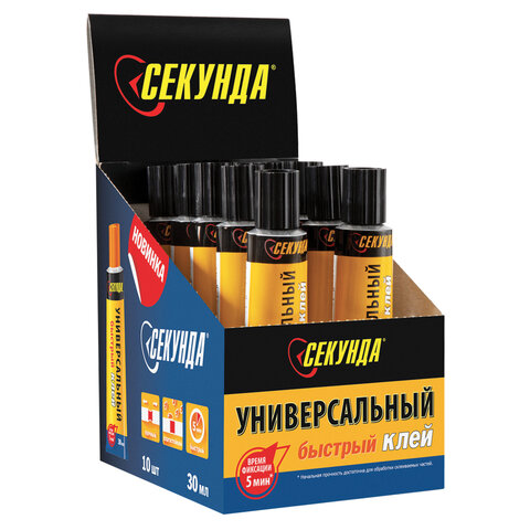 Клей универсальный Клей Универсальный БЫСТРЫЙ СЕКУНДА 30мл (403-197) - фото 2