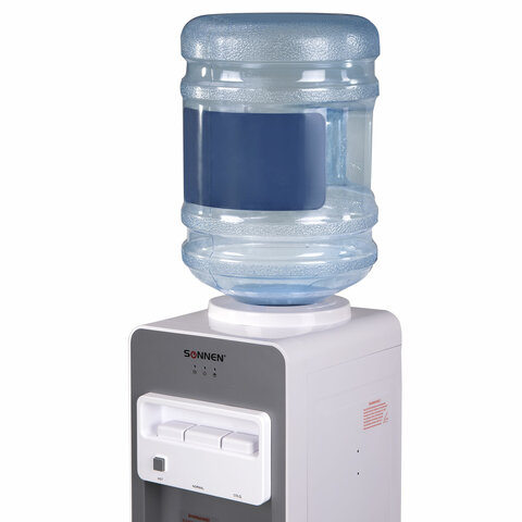 Кулер для воды SONNEN FSC-03BA, напольный, НАГРЕВ/ОХЛАЖДЕНИЕ КОМПРЕССОРНОЕ, 3 крана,серый, 455417 - фото 10