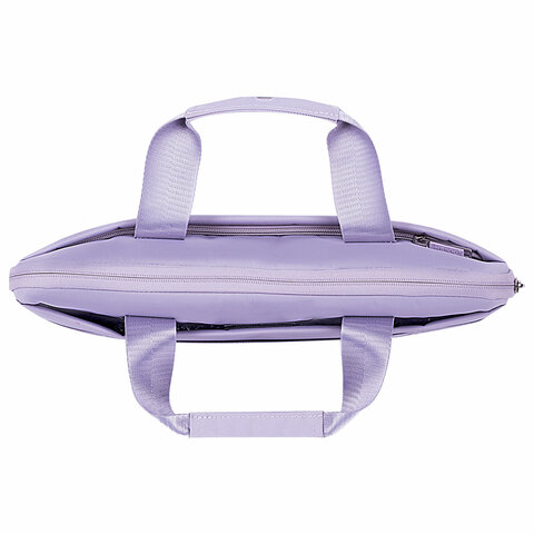 Сумка портфель HEIKKI ULTRA (ХЕЙКИ) с отделением для ноутбука 15,6", Lavender, лавандовая, 28х39х3 см, 272610 - фото 6