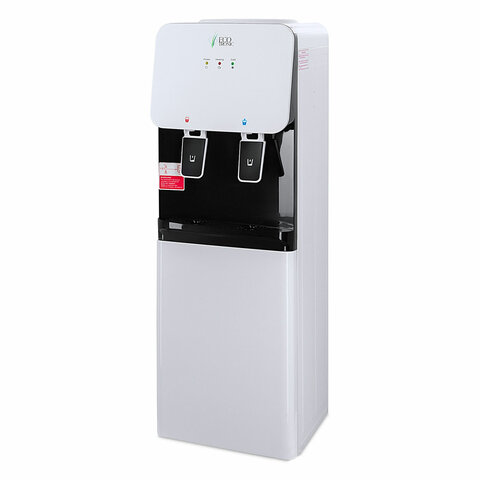 Кулер для воды ECOTRONIC J1-LCE XS, напольный, НАГРЕВ/ОХЛАЖДЕНИЕ ЭЛЕКТРОННОЕ, шкаф, 2 крана, белый, 11660 - фото 1