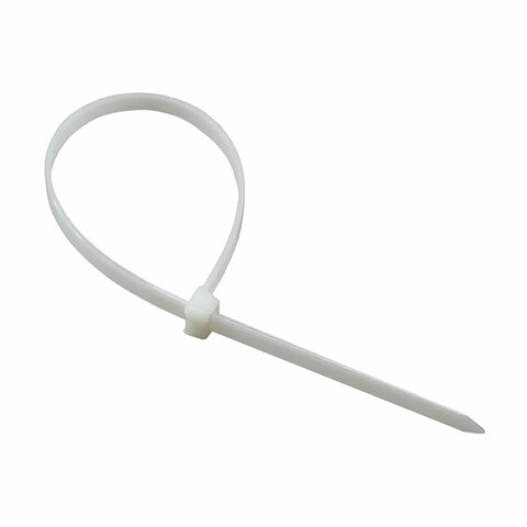 Стяжка (хомут) 200 мм х 2.5 мм, 100 шт, нейлон, Rexant, белый, 07-0200-4 - фото 3