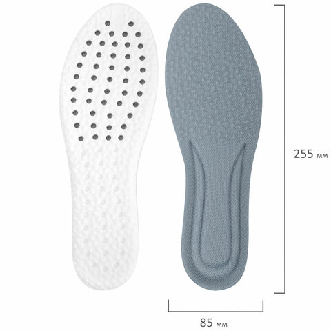 Стельки для обуви АНАТОМИЧЕСКИЕ ДЫШАЩИЕ, материал PU PRO, размер RU 34-39 / EU 35-40, с линиями выреза, SHEGRA (ШЕГРА), 700738 - фото 8