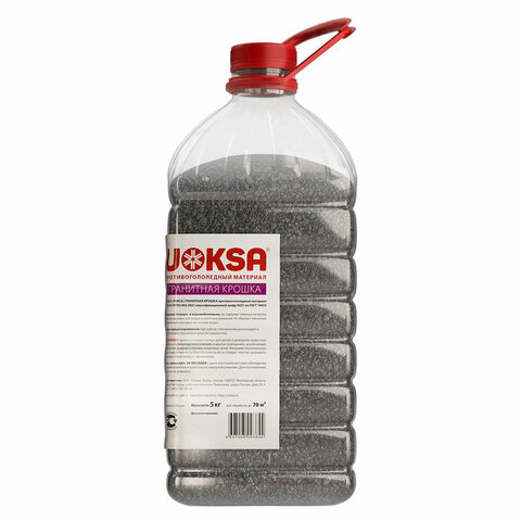 Реагент противогололёдный 5 кг, UOKSA "Гранитная крошка", фракция 2-5 мм, ПЭТ - фото 3