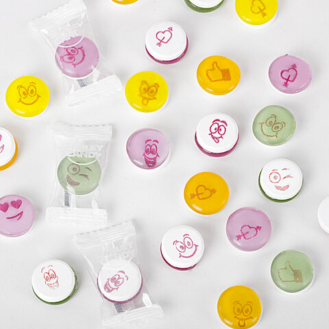 Карамель леденцовая SMILEY CANDY "Микс вкусов с аскорбинкой", в индивидуальной упаковке, 1000 г, ТУРЦИЯ, УТ-00002492 - фото 3