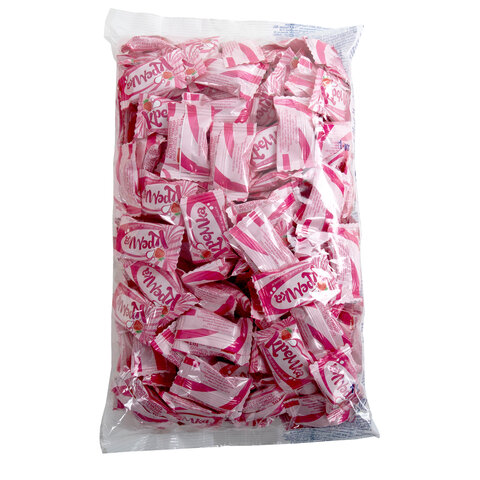 Карамель леденцовая КРЕМКА со вкусом клубники и сливок, 1 кг, РНК660 - фото 3