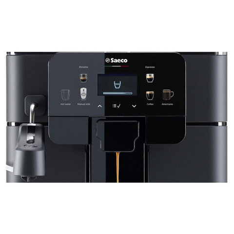 Кофемашина SAECO NEW ROYAL PLUS, 1400 Вт, объем 2,5 л, для зерен 600 г, автокапучинатор, черная, 9J0060 - фото 5