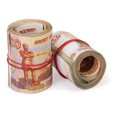 Резинки банковские универсальные диаметром 60 мм, BRAUBERG 1000 г, цветные, натуральный каучук, 440051 - фото 6