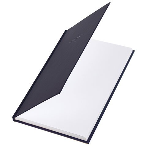 Блокнот А5 134х206 мм, 80 л., твёрдый, клетка, BRAUBERG "Minimal", черный, 116436 - фото 3