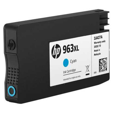 Картридж струйный HP (3JA27AE) для HP OfficeJet Pro 9010/9013/9020/9023, №963Xl, голубой, ресурс 1600 страниц - фото 2