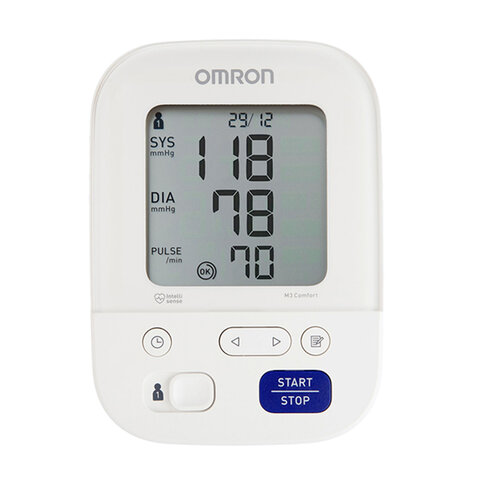 Тонометр OMRON M3 Comfort (HEM-7155-ALRU) манжета 22-42 см, автоматический, на плечо, адаптер питания - фото 2
