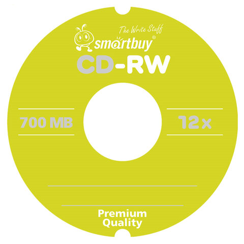 Диски CD-RW SMARTBUY, 700 Мб, 4-12x, Cake Box (упаковка на шпиле), КОМПЛЕКТ 10 шт., SBCD-RW10 - фото 3