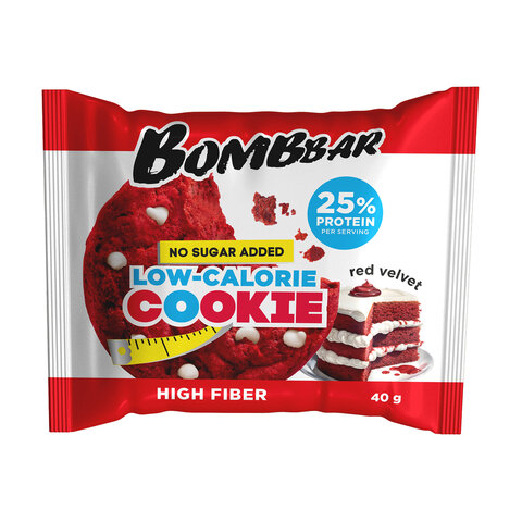 Печенье BOMBBAR "Красный бархат" без сахара 40 г, шоу-бокс, ББР536 - фото 2