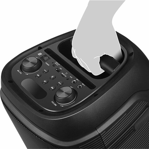 Колонка портативная SVEN PS-800, 100 Вт, TWS, Bluetooth, FM, USB, microSD, LED-дисплей, черная, SV-021511 - фото 10